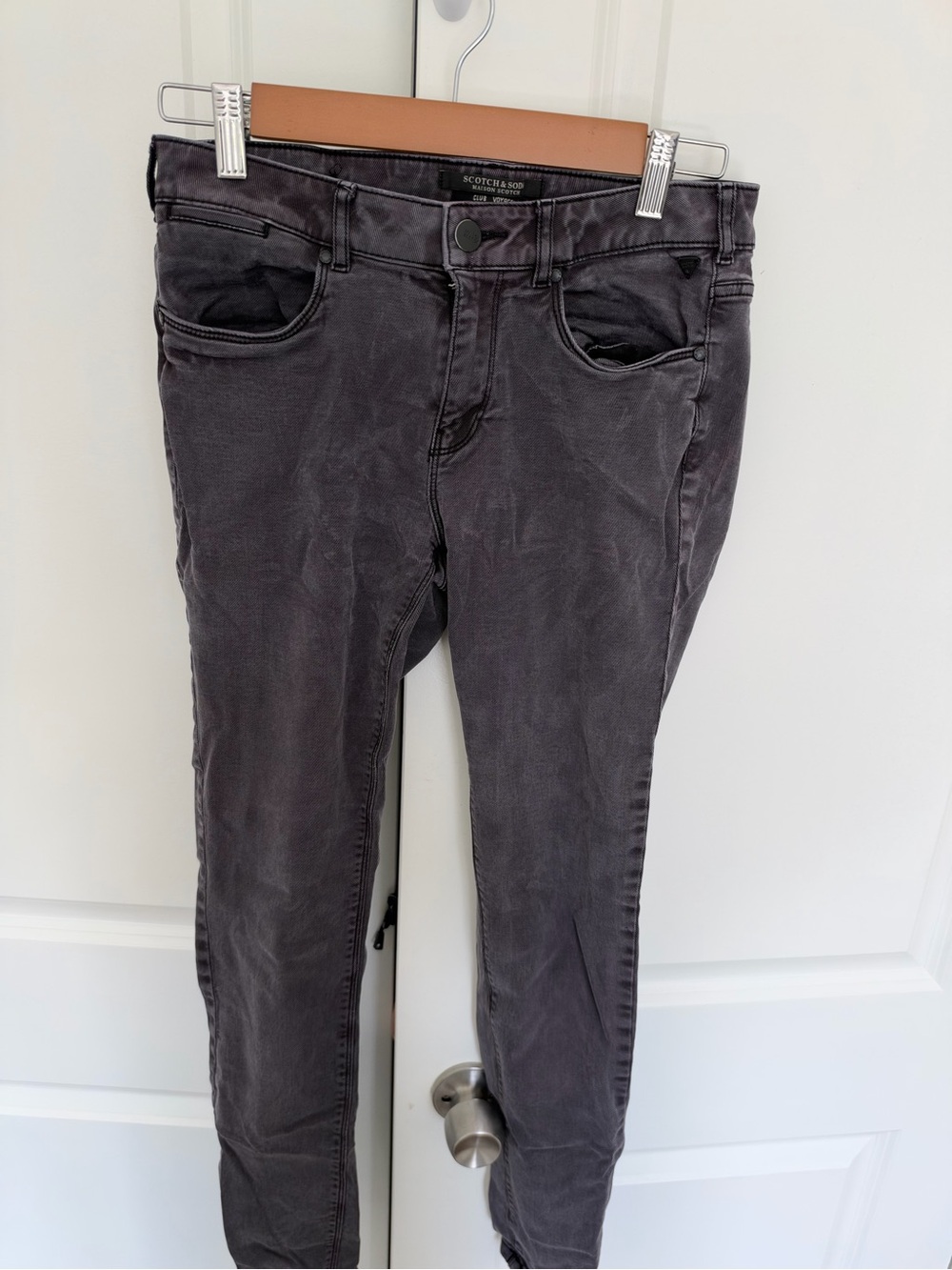Scotch & Soda Charcoal Skinny Jeans